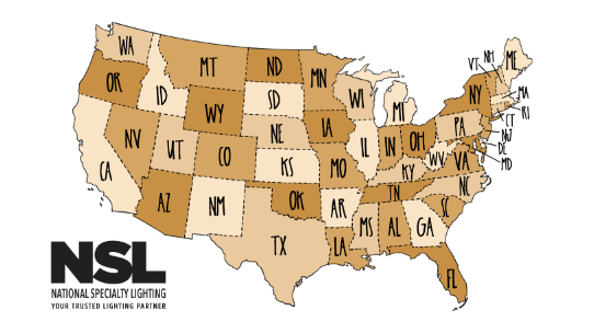 NSL Adds Sales Reps and Managers Across the U.S to Bring Localized Support to Lighting Professionals